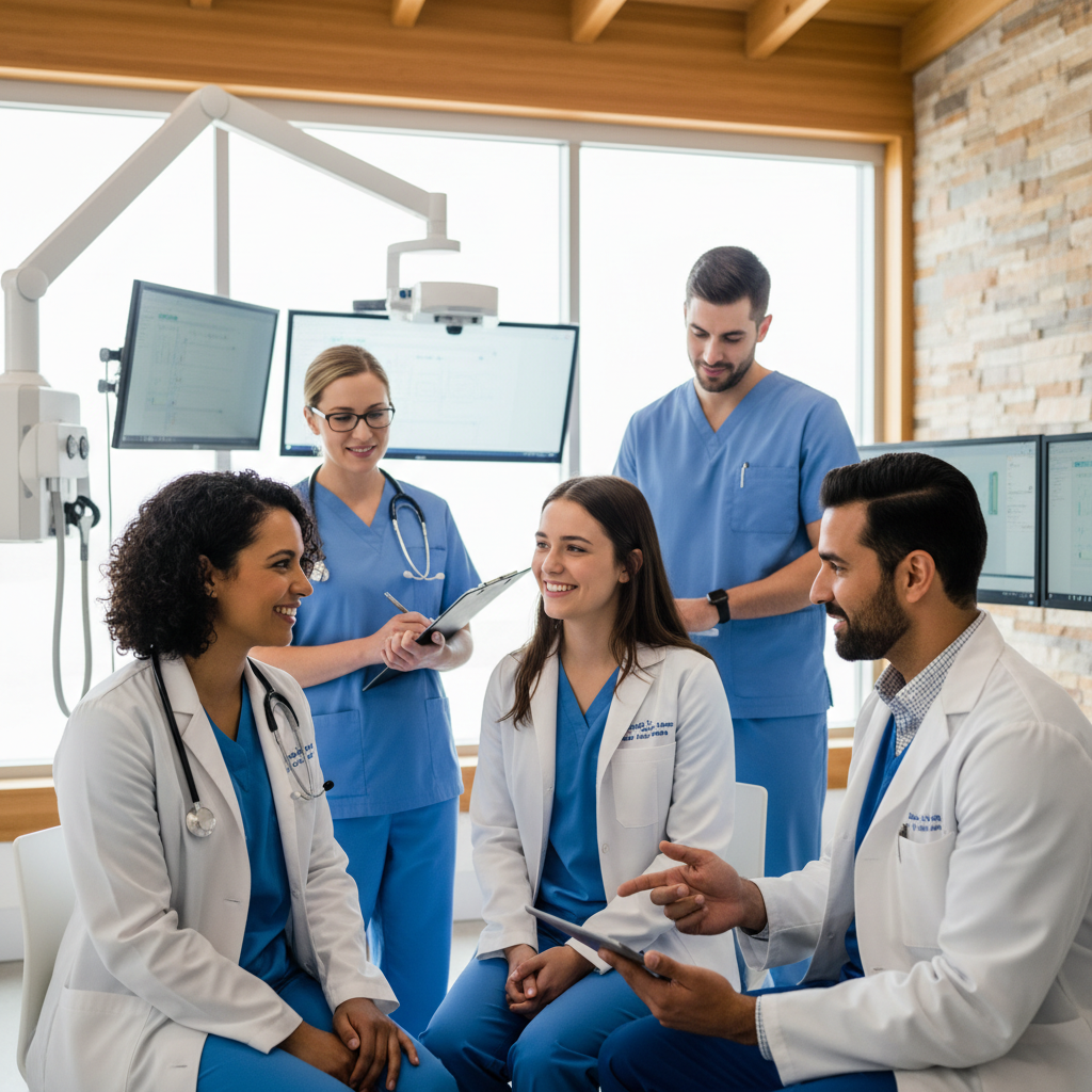 The diverse team of radiologists and technicians at Huntington Hill Breast and Imaging Center